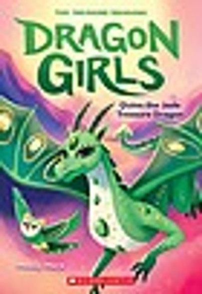 Quinn the Jade Treasure Dragon 6 Dragon Girls front cover by Maddy Mara, ISBN: 1338680684