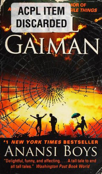 Anansi Boys front cover by Neil Gaiman, ISBN: 0060515198