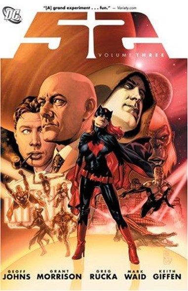 52: VOL 03 front cover by Geoff Johns,Grant Morrison,Greg Rucka,Mark Waid,Keith Giffen, ISBN: 1401214436