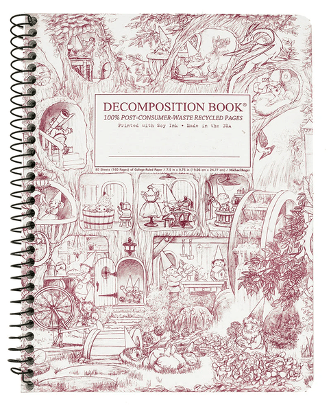 Gnome Home Coilbound Decomposition Notebook front cover, ISBN: 1412417163