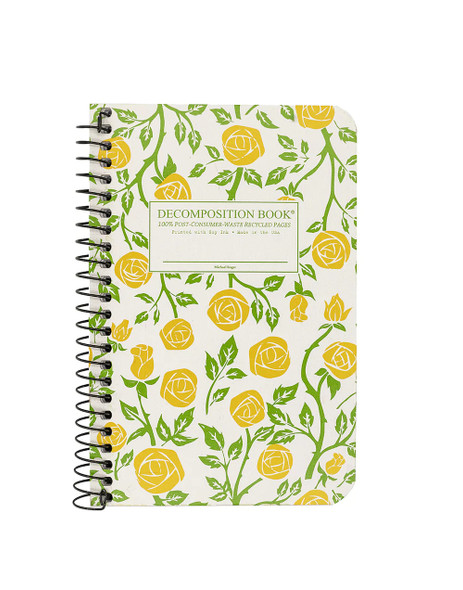 Roses Pocket 4x6 Decomposition Book Lined front cover, ISBN: 1401520367