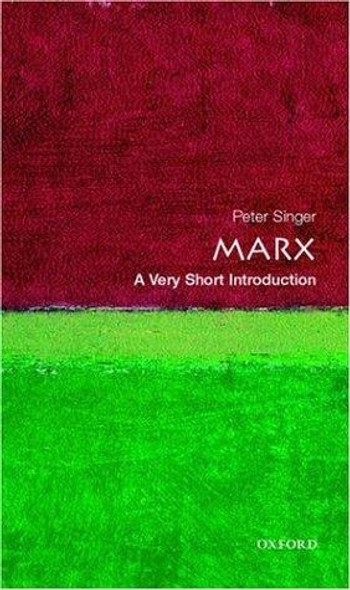 Marx: a Very Short Introduction front cover by Peter Singer, ISBN: 0192854054
