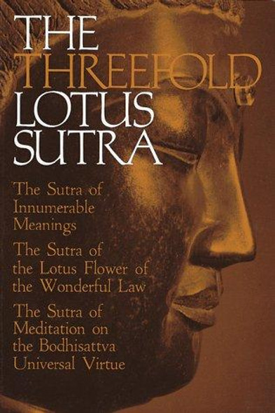 The Threefold Lotus Sutra front cover by Bunno Kato,Yoshiro Tamura, ISBN: 4333002087