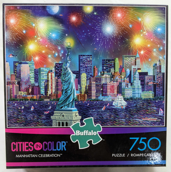 Manhattan Celebration 750 Piece Puzzle front cover