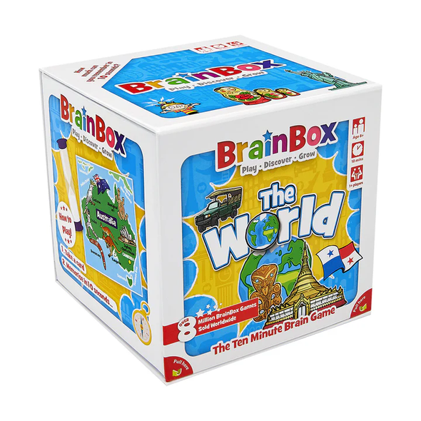 BrainBox The World Card Game front cover