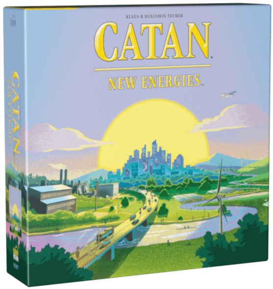 CATAN New Energies Board Game front cover