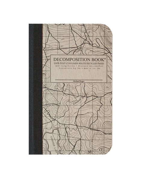 Topographical Map Pocket Decomposition Grid-ruled front cover, ISBN: 1412438055