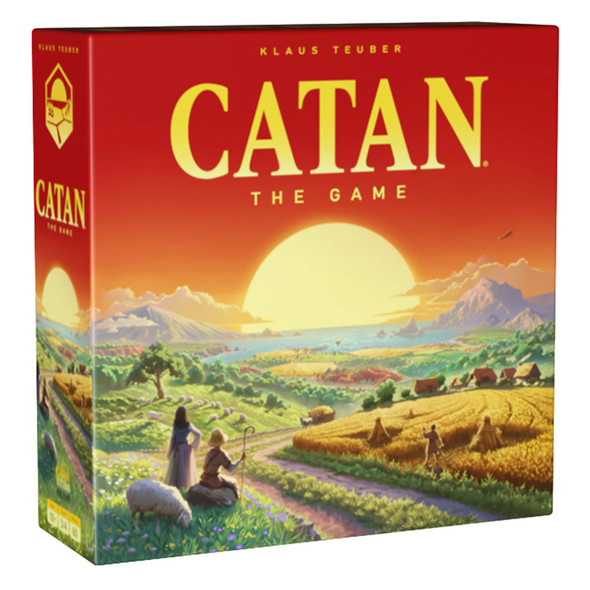 CATAN Board Game (6th Edition) front cover CATAN Board Game (6th Edition) front cover