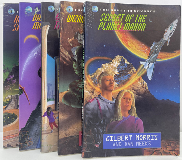 The Daystar Voyages Complete 10 Book Set front cover by Gilbert Morris, Dan Meeks