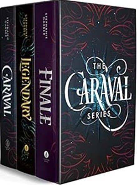 Caraval Paperback Boxed Set: Caraval, Legendary, Finale front cover by Stephanie Garber, ISBN: 1250259533