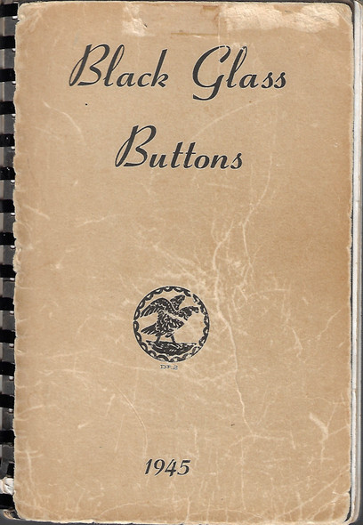 Black Glass Buttons front cover by Nora Owens Jones, Edith Mattison Fuoss