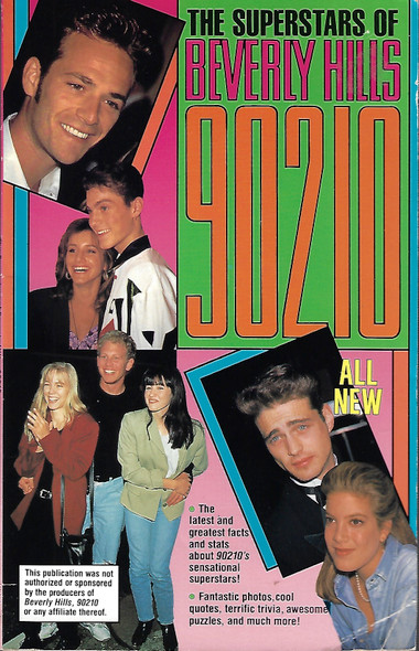 Superstars of Beverly Hills 90210 front cover by Sara James, ISBN: 1561561665