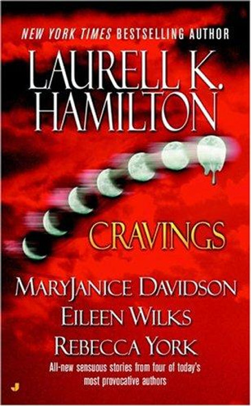 Cravings front cover by Laurell K. Hamilton, Maryjanice Davidson, Rebecca York, ISBN: 0515138150