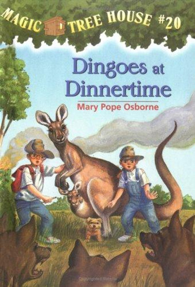 Dingoes at Dinnertime 20 Magic Tree House front cover by Mary Pope Osborne, ISBN: 0679890661