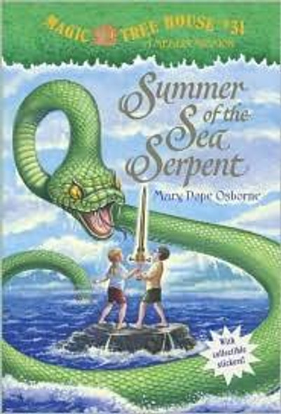 Summer of the Sea Serpent 31 Magic Tree House 3 Merlin Missions front cover by Mary Pope Osborne, ISBN: 0375864911
