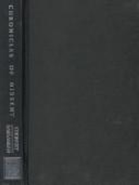 Chronicles of Dissent: Interviews with David Barsamian front cover by Noam Chomsky,David Barsamian, ISBN: 0962883883 Chronicles of Dissent: Interviews with David Barsamian front cover by Noam Chomsky,David Barsamian, ISBN: 0962883883