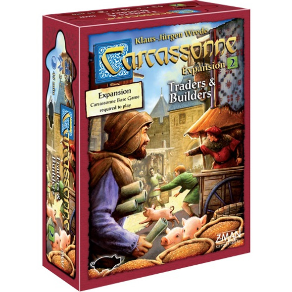 Traders and Builders Expansion 2 Carcassonne Expansion (New Edition) front cover Traders and Builders Expansion 2 Carcassonne Expansion (New Edition) front cover