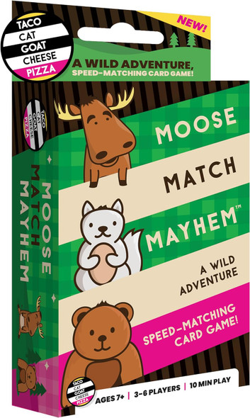 Moose Match Mayhem Card Game front cover