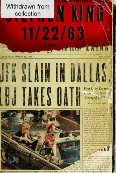 11/22/63 front cover by Stephen King, ISBN: 1451627297