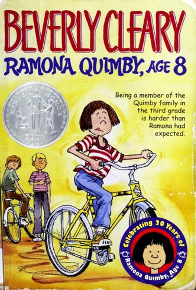 Ramona Quimby, Age 8 6 Ramona front cover by Beverly Cleary, ISBN: 0380709562