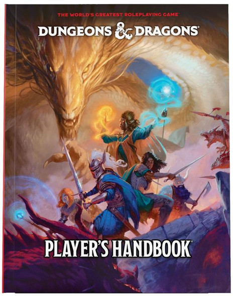 Dungeons & Dragons 2024 Player's Handbook (D&D Core Rulebook) front cover, ISBN: 0786969512