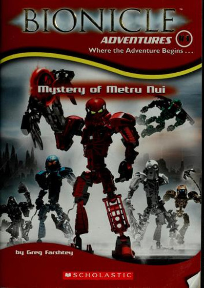 Bionicle Adventures #1: Mystery of Metru Nui front cover by Greg Farshtey, ISBN: 0439607310