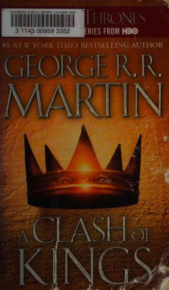 A Clash of Kings 2 Song of Ice and Fire front cover by George R.R. Martin, ISBN: 0553579908
