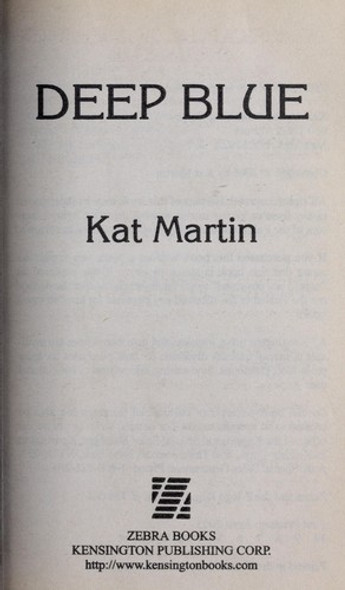 Deep Blue front cover by Kat Martin, ISBN: 0821773828