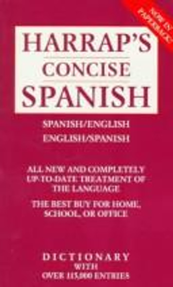 Harrap's Concise Spanish Dictionary: English-Spanish, Espanol-Ingles front cover by Harrap's Publishing, ISBN: 0671888110