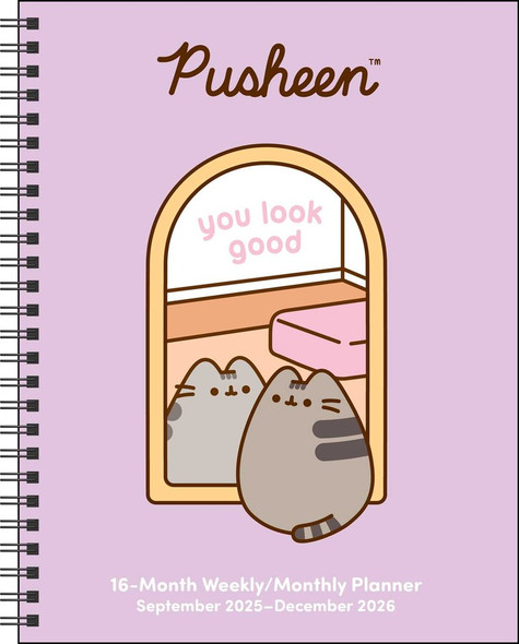 Pusheen 2026 Engagement Calendar front cover by Claire Belton, ISBN: 1524899232