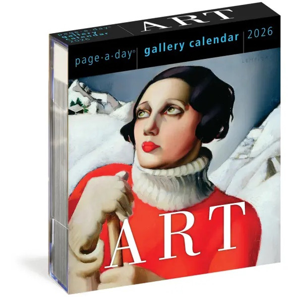 Art Gallery 2026 Boxed Calendar front cover by Workman Calendars, ISBN: 1523531355