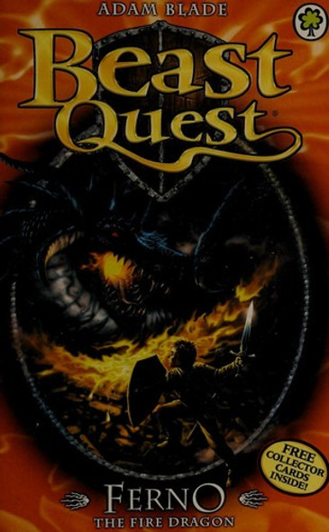 Ferno The Fire Dragon 1 Beast Quest front cover by Adam Blade, ISBN: 1846164834