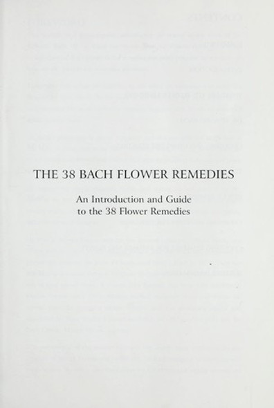 Bach Flower Essences: Flower Essences Family Book front cover by Edward Bach, ISBN: 0946982058