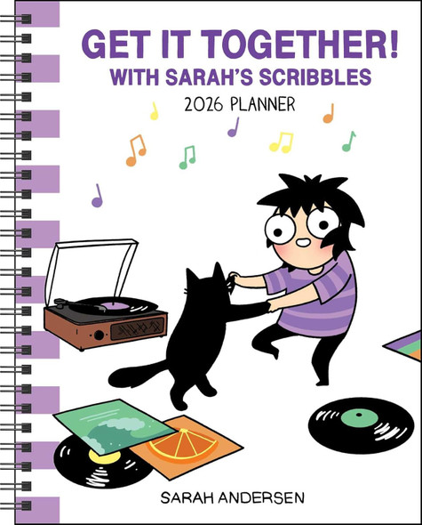 Sarah's Scribbles 2026 Monthly/Weekly Planner front cover by Sarah Andersen, ISBN: 1524898783