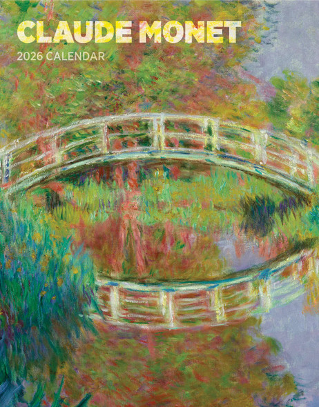 Claude Monet 2026 Mini Wall Calendar front cover by Claude Monet,Pomegranate, ISBN: 1087512093