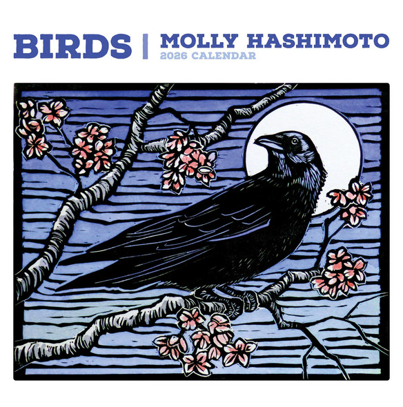 Molly Hashimoto: Birds 2026 Wall Calendar front cover by Molly Hashimoto,Pomegranate, ISBN: 1087511259