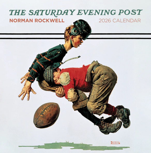 Norman Rockwell: The Saturday Evening Post 2026 Wall Calendar front cover by Norman Rockwell,Pomegranate, ISBN: 1087511968