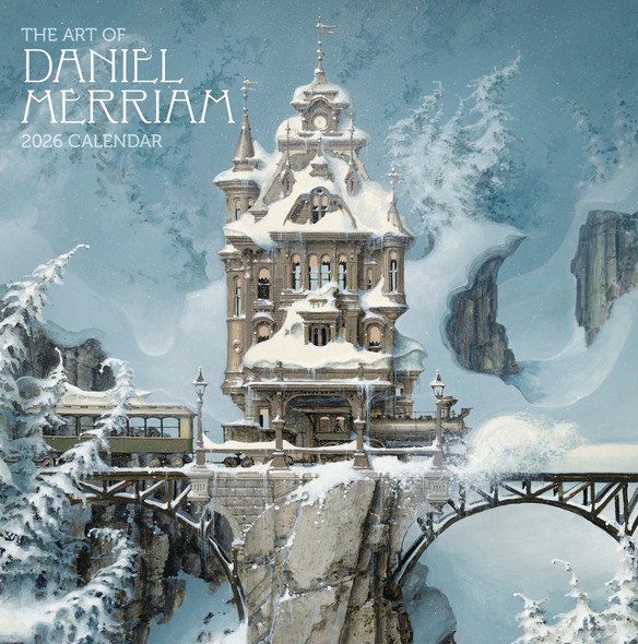 Daniel Merriam 2026 Wall Calendar front cover by Daniel Merriam,Pomegranate, ISBN: 1087511747