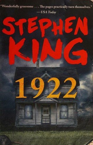1922 front cover by Stephen King, ISBN: 1982136073