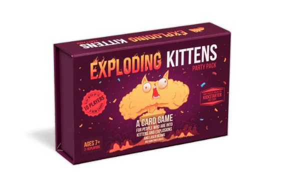 Exploding Kittens Party Pack Game front cover