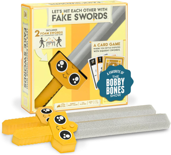 Let's Hit Each Other with Fake Swords card game front cover
