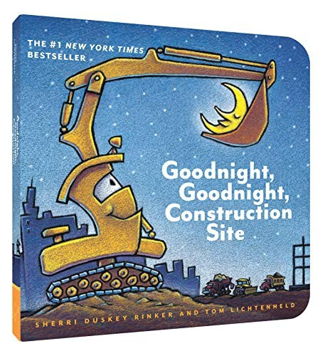 Goodnight, Goodnight, Construction Site (Board Book) front cover by Sherri Duskey Rinker, ISBN: 1452111731