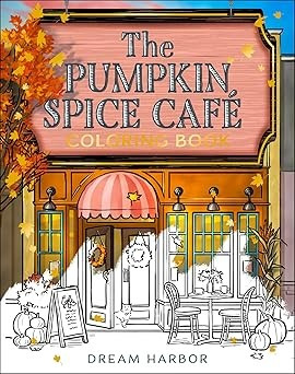 Pumpkin Spice Café Coloring Book front cover by Laurie Gilmore, ISBN: 0008759855
