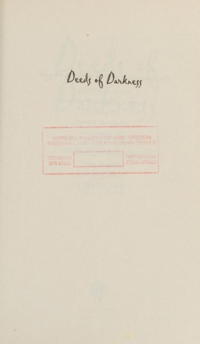 Deeds of Darkness 10 The Chronicles of Hugh de Singleton front cover by Mel Starr, ISBN: 1782642455