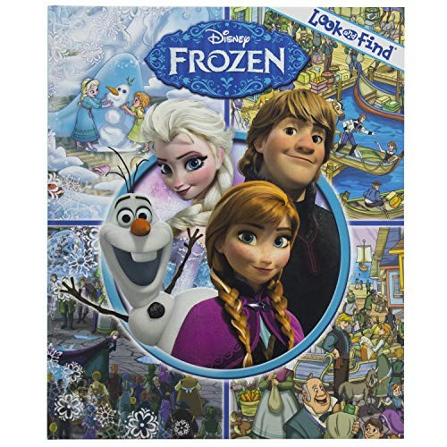 Look and Find Frozen front cover by Disney, ISBN: 1450859445
