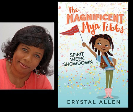 The Magnificent Mya Tibbs: Spirit Week Showdown front cover by Crystal Allen, ISBN: 1338117874