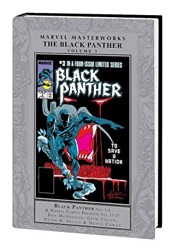 Marvel Masterworks: The Black Panther Vol. 3 front cover by Don McGregor,Peter B Gillis, ISBN: 1302928694