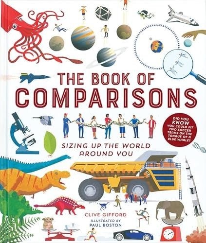 The Book of Comparisons front cover by Clive Gifford, ISBN: 1684640490