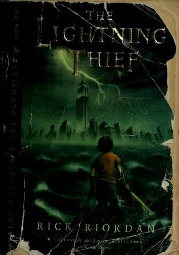 The Lightning Thief 1 Percy Jackson and the Olympians front cover by Rick Riordan, ISBN: 0786838655