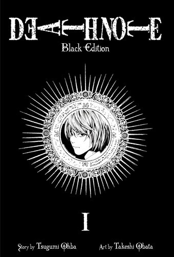 Death Note 1 Black Edition front cover by Tsugumi Ohba, ISBN: 1421539640